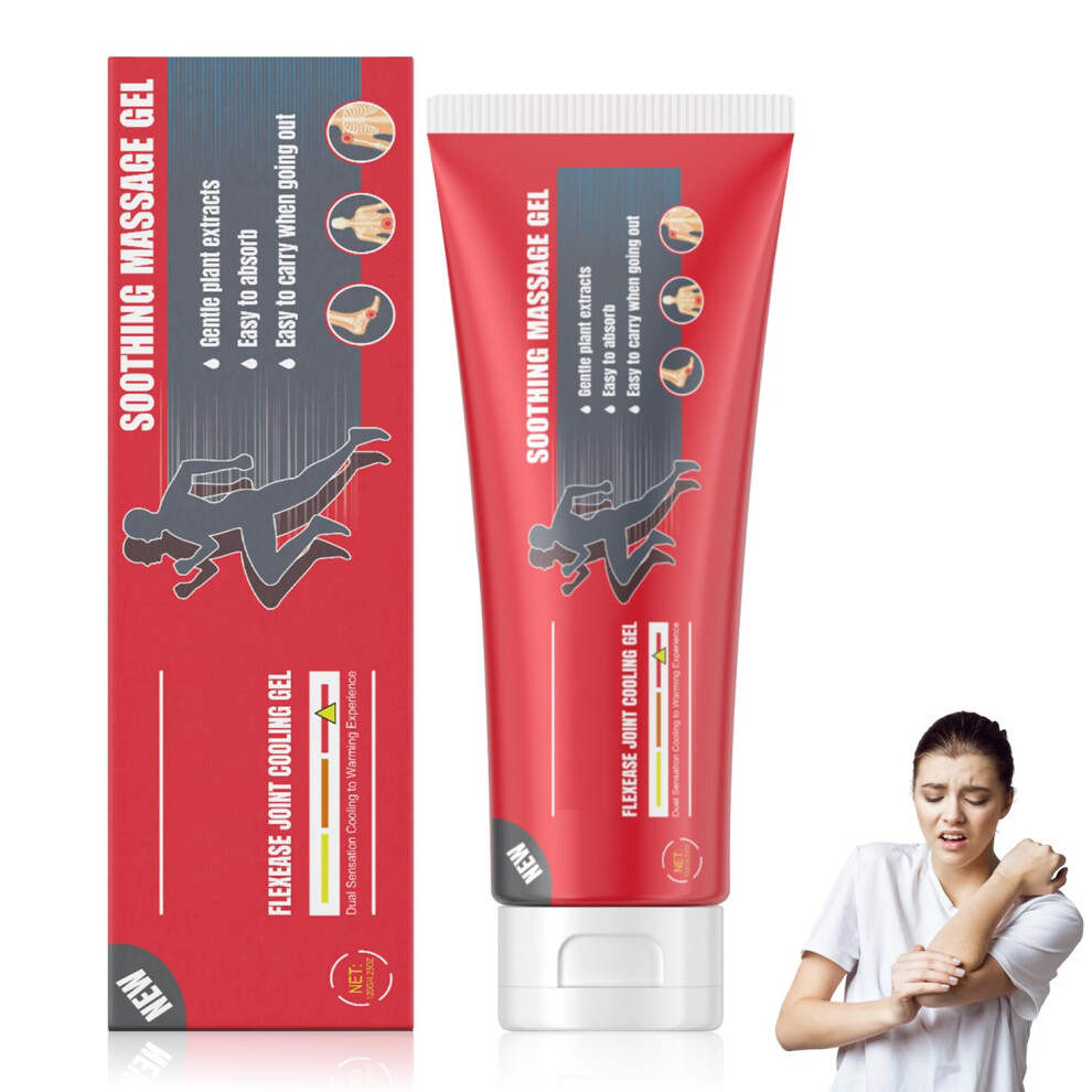 Cream Joint Pain Relief Gel With Natural Extracts, Fast Absorbing Nongreasy For Knees And Back