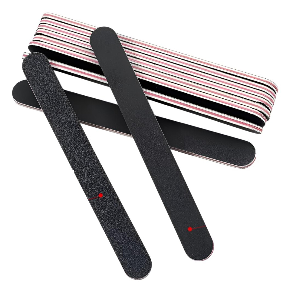 10 Piece Professional Nail File Set â DoubleSided Emery Boards with Foam Core for Manicure and Pedicure