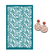 Screen Printing Kit 9x15cm Rabbit Deer Screen Printing Stencils for Polymer Clay Reusable Screen Printing Kit Mesh Transfer Craft Printing Jewelry
