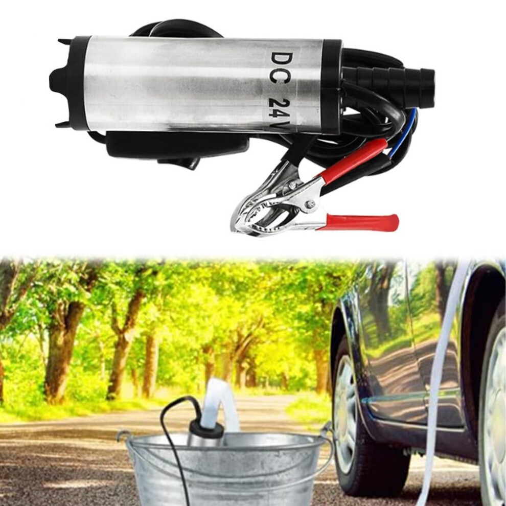 12V Submersible Diesel Fuel Transfer Pump, Efficiency Leak Proof Stainless Steel For Vehicles, Agriculture And Construction (24V 38Mm) 9164114249210