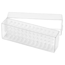 Transparent Nail Drill Bit Holder Organizer Box for Salon and Home Manicure Supplies