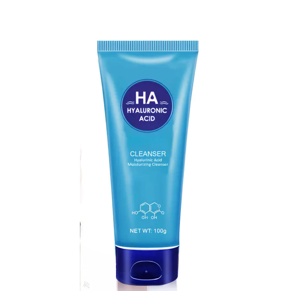 Hyaluronic Acid Face Cleanser for Deep Cleansing, Brightening and Intense Hydration