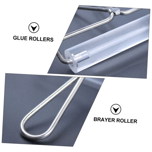 2pcs Printing Roller Set for Smooth Even Coverage, Craft and DIY Art Projects 1