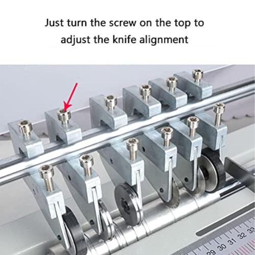 Electric Creasing Machine with Adjustable Speed and Wide Feed Panel for Precise Paper Indentation 2