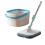 360 Spin Mop with Bucket, Microfiber Flat Floor Mop, Automatic Water Separation, 6pcs White Set 1
