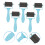 5pcs Plastic Printmaking Roller Set for Craft Ink, Crafting, Painting and Wallpaper Projects 4