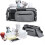 Waterproof Stroller Organizer with Insulated Cup Holders and Multiple Compartments Grey 5