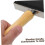 2pcs Printmaking Brayer Set with Durable Rubber Roller, Even Ink Application for Linocut and Craft Projects 5