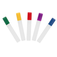 Knitting Needle Storage Case Set of 5 Plastic Tubes for Long Needles, Durable Knitting Needle Holder