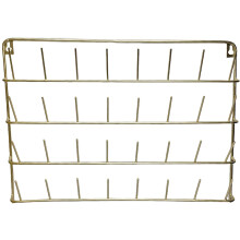 Thread Holder for 32 Spools, Iron Sewing Thread Organizer with Hanging Hook, Wall Mounted SpaceSaving Design