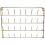 Thread Holder for 32 Spools, Iron Sewing Thread Organizer with Hanging Hook, Wall Mounted SpaceSaving Design 1