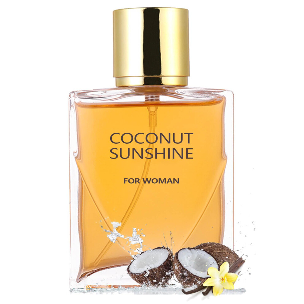 Light Vanilla Coconut Perfume 60Ml Longlasting Hair And Body Fragrance Mist For Women Travel Size