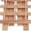 Wooden Thread Holder 12 Spools Beechwood Foldable Sewing Thread Rack for Embroidery and Craft Organization 2