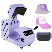 Automatic Hat Heat Press for Caps, 2 in 1 Cap Press with LED Temperature Control and Fast Heatup