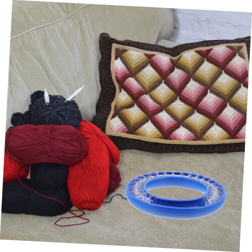 Sewing Bobbin Storage Case with ReadyToUse Bobbins, Tangle Embroidery Organizer, Blue Compact Box 2