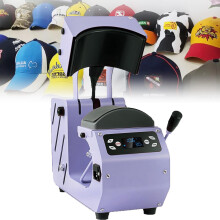 Auto Hat Heat Press Machine 2 in 1 Automatic Cap Press with Dual Platens and No Crease Transfer