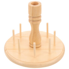 Wooden Spool Thread Holder Rack for Sewing and Embroidery, Tangle MultiSpool Organizer