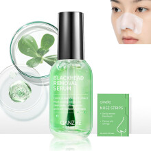Blackhead Removal Kit with Serum and Deep Pore Cleansing Nose Strips for Oily and AcneProne Skin