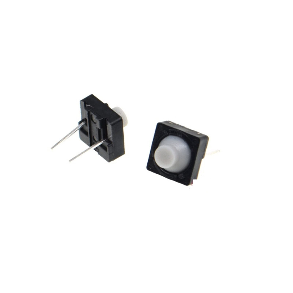 20Pcs 8X8x5mm 2 Pin Silent Silicone Tactile Push Button Switch With Durable Feedback 9044945438628