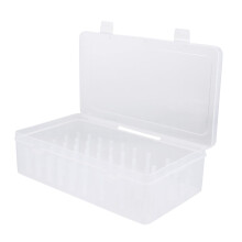 Thread Organizer Box Set of 2, 42 Spool Plastic Embroidery Thread Storage Case for Sewing
