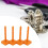 Bobbin Holder Thread Organizer for Quilting, Compact Tangle Storage, Universal and Durable Orange 4