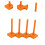 Bobbin Holder Thread Organizer for Quilting, Compact Tangle Storage, Universal and Durable Orange 3