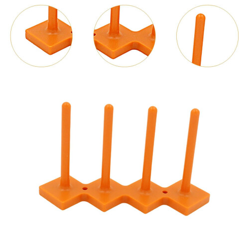 Bobbin Holder Thread Organizer for Quilting, Compact Tangle Storage, Universal and Durable Orange 2