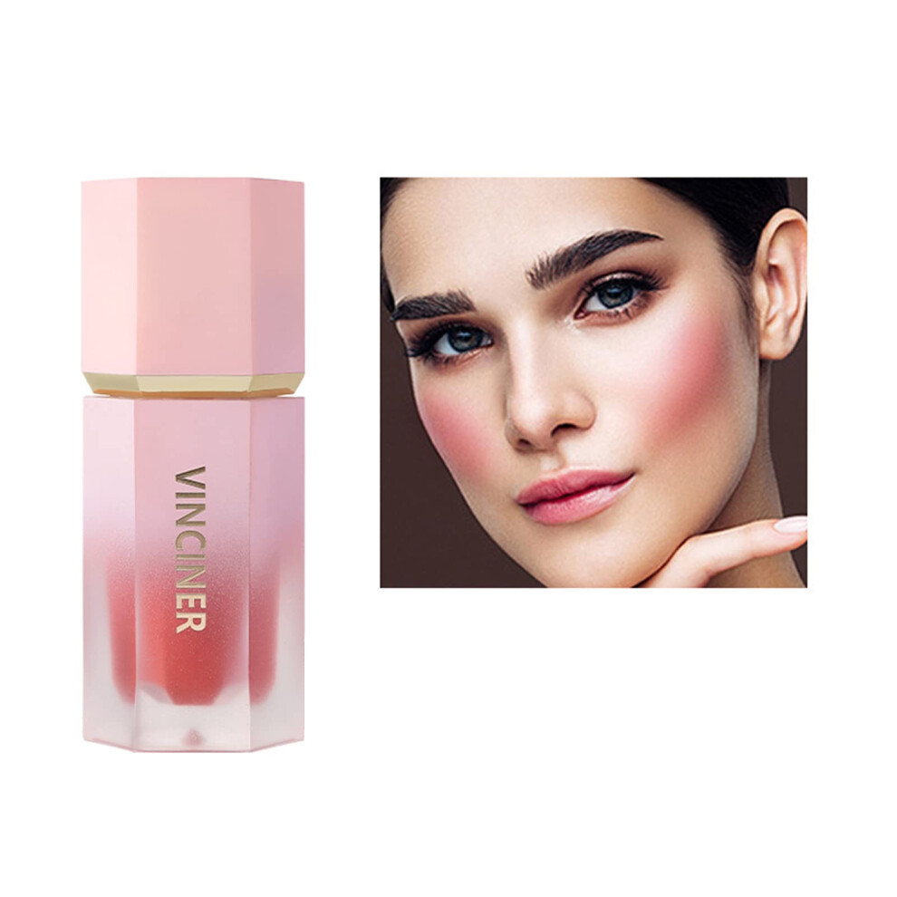 Cream Liquid Blush Long Lasting Waterproof Cheek Tint With Buildable Pigment And Natural Dewy Finish
