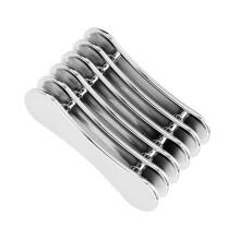 Nail Art Brush Holder 5 Slot Acrylic Pen Stand for Desk Manicure Tool Storage Organizer