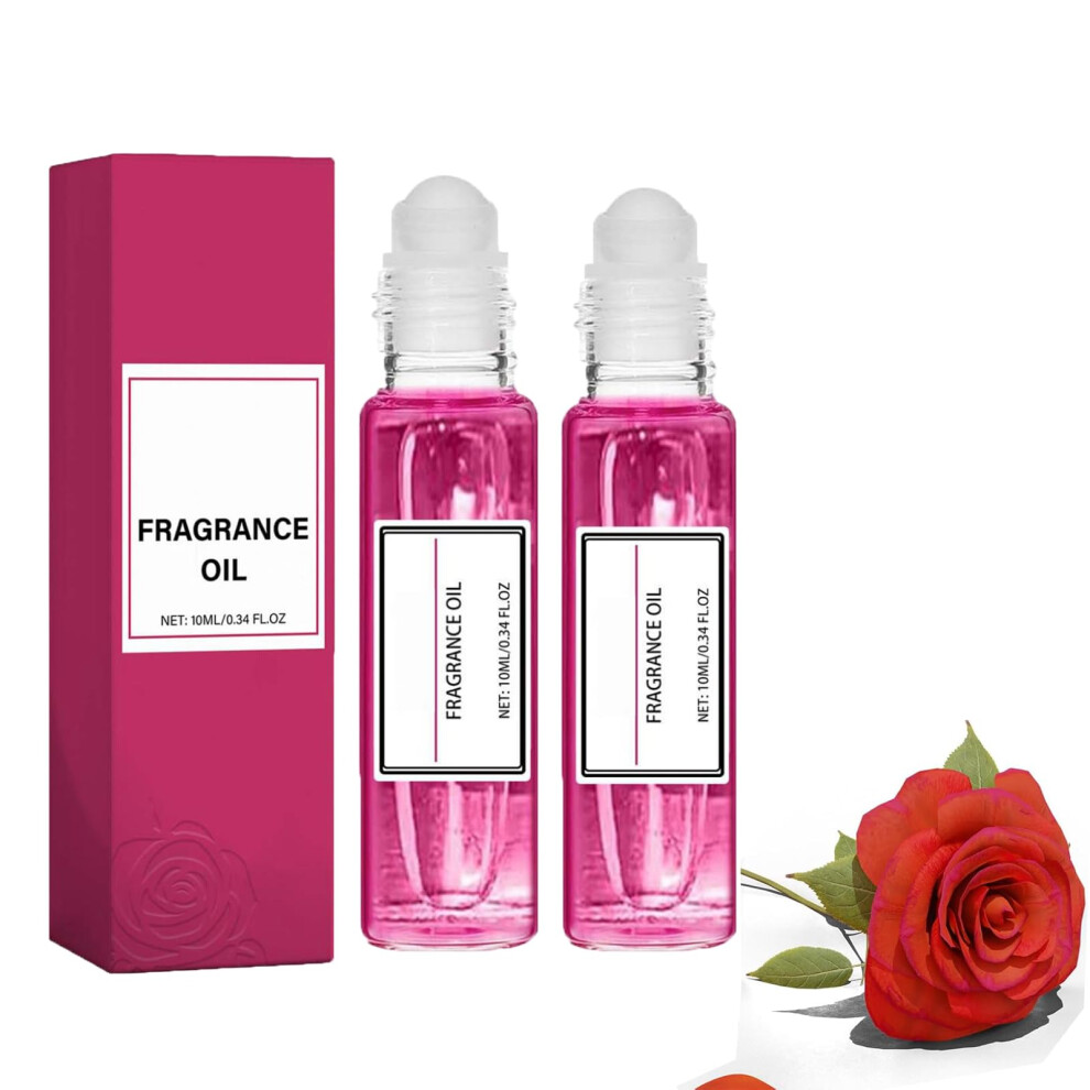 Pheromone Perfume for Women Roll On Oil Fragrance, Long Lasting Fresh Scent, 2PCS Travel Size