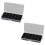 Bobbin Storage Case 30Grid ABS Sewing Bobbin Organizer with Secure Lid for Home Use 2 Pcs 1