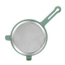 304 Stainless Steel Strainer Spoon with NonSlip Handle for Cooking and Dumpling Draining