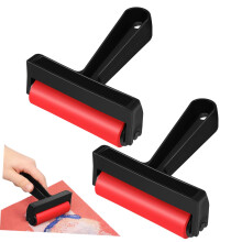 2pcs Diamond Painting Roller and Ink Brayer Tool Set for Even Ink Application and DIY Crafts