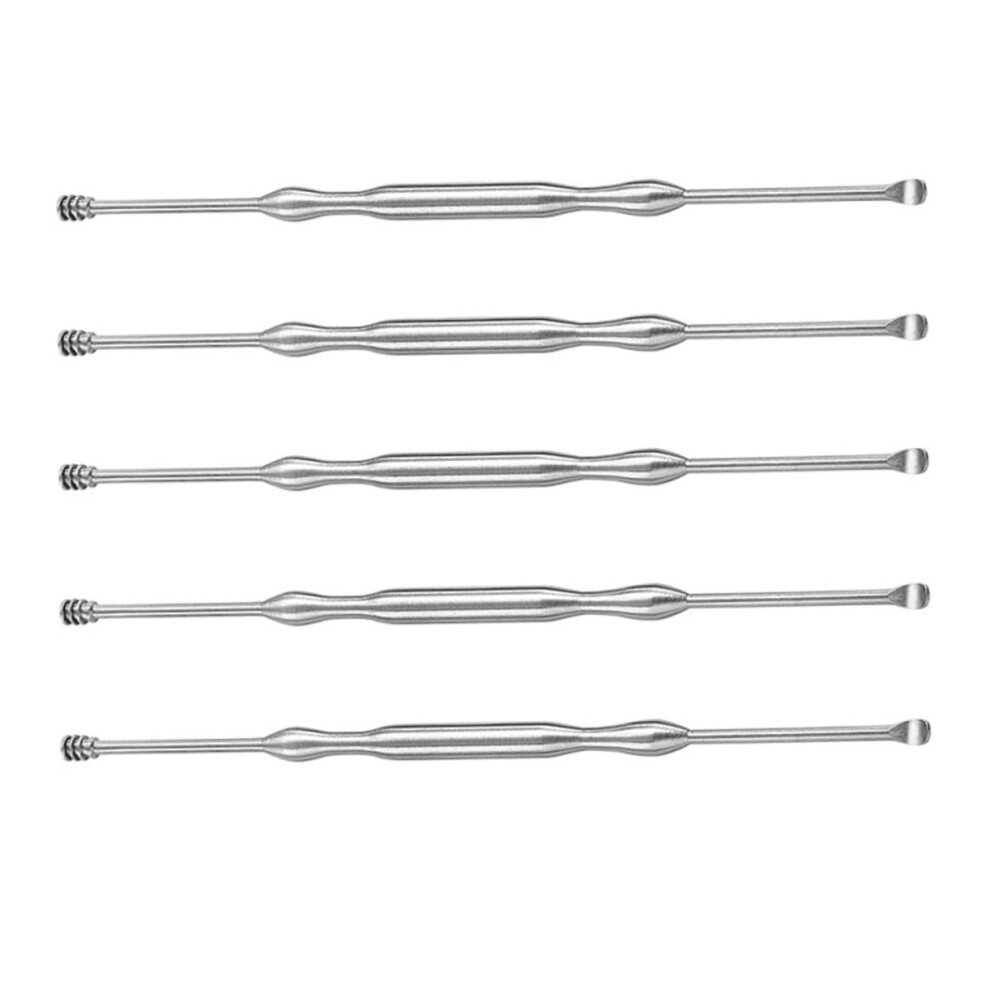 Earwax Removal Tool Set, Stainless Steel Ear Cleaner Kit with Safe Ergonomic Grip, 5pcs