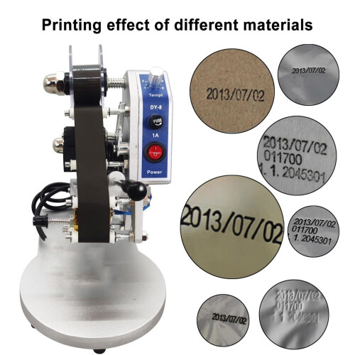 Hot Code Printer 220V Manual Thermal Ribbon Coder for Plastic Film and Flexible Packaging 2
