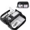 5Layer Large Capacity Pencil Case with Volcano Design, Multi Compartment Organizer Black 1