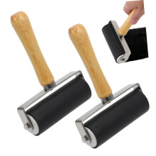10cm Ink Brayer Roller for Printmaking and Rubber Roller for Art and Craft Stamping Projects