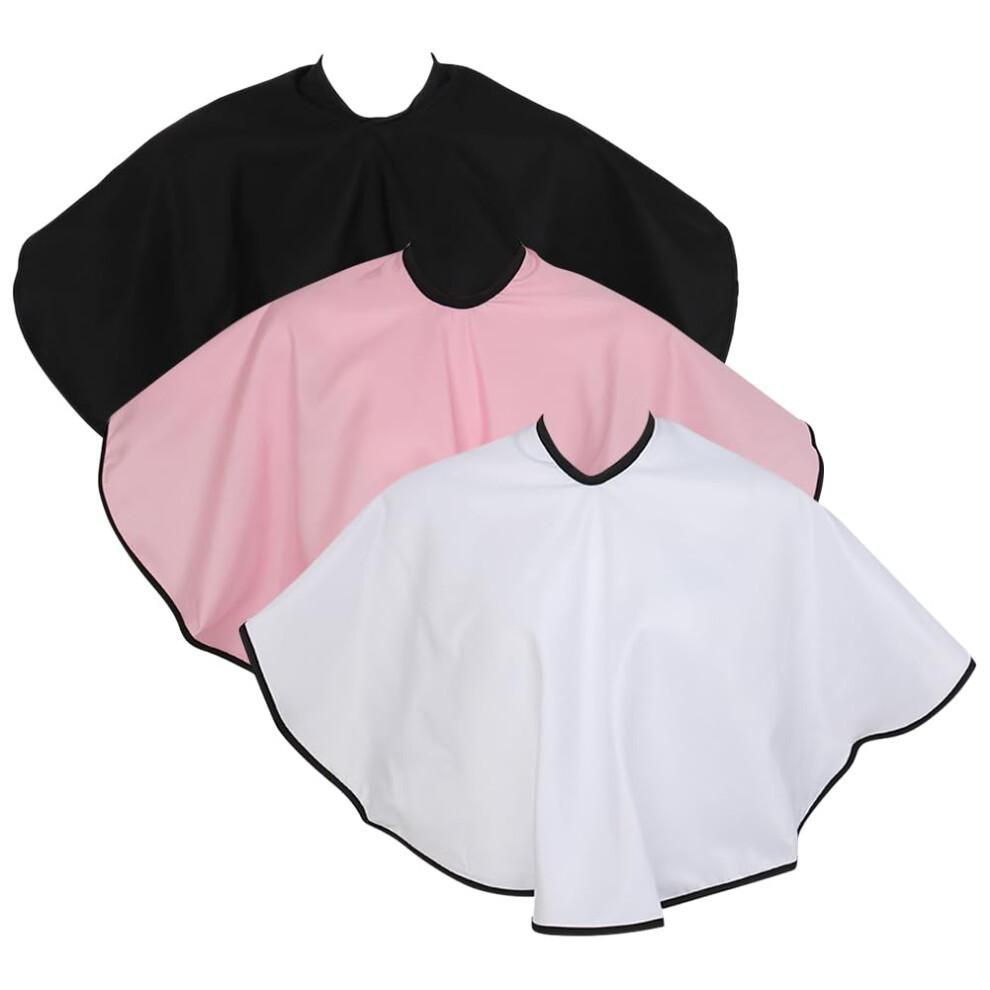 Light Makeup Cape And Hair Salon Cape Set, Weight Washable Smocks For Hairdresser And Stylist