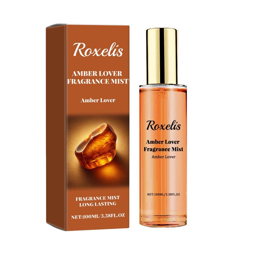 Amber Perfume With Vanilla And Chamomile, Longlasting Romantic Fragrance Spray For Christmas 3.38Oz