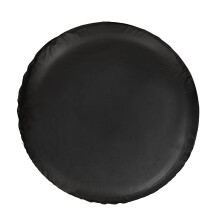 Waterproof Spare Tire Cover 22–23.75 Inch Black Durable Soft Cover for Jeep SUV Truck Trailer