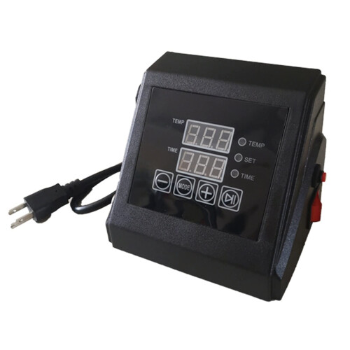 Heat Press Control Box with Dual Digital Display, Precise Temperature Control for TShirt Sublimation Printing