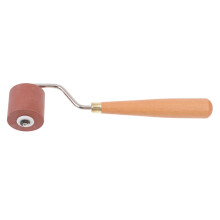 Ink Roller for Printmaking and Painting, Rubber Roller with Ergonomic Wooden Handle