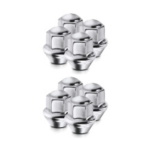 M12x1.50 Steel Wheel Lug Nuts Set of 4 for Ford Lincoln Front or Rear Secure Fastening