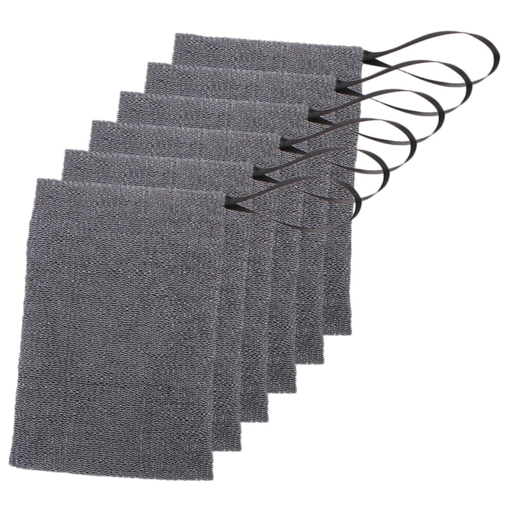 Soap Saver Bag 6pcs Reusable Exfoliating Mesh Pouches with Drawstring for Bath and Shower