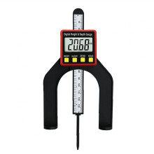 Digital Depth Gauge For Woodworking 2In1 Height Measurement Tool For Setting Rebates And Grooves
