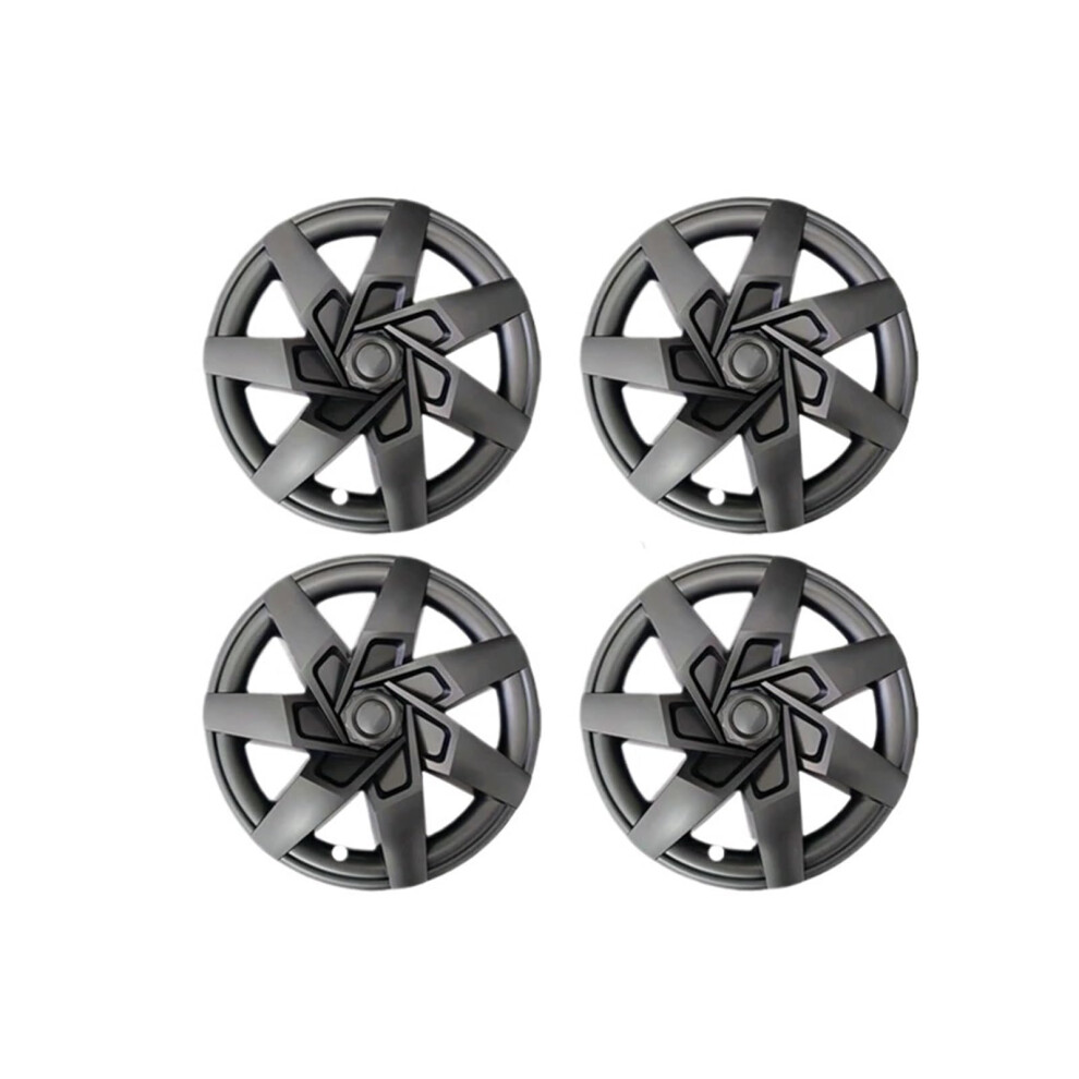 Hubcaps 19 Inch Wheel Covers Set Gun Scratchresistant Full Rim Durable Replacement For Tesla Model Y Grey 9099447218797