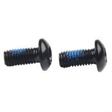 M5 T25 Bicycle Disc Brake Bolts 12mm Steel Screws Black 12 Pack Secure Brake Mounting