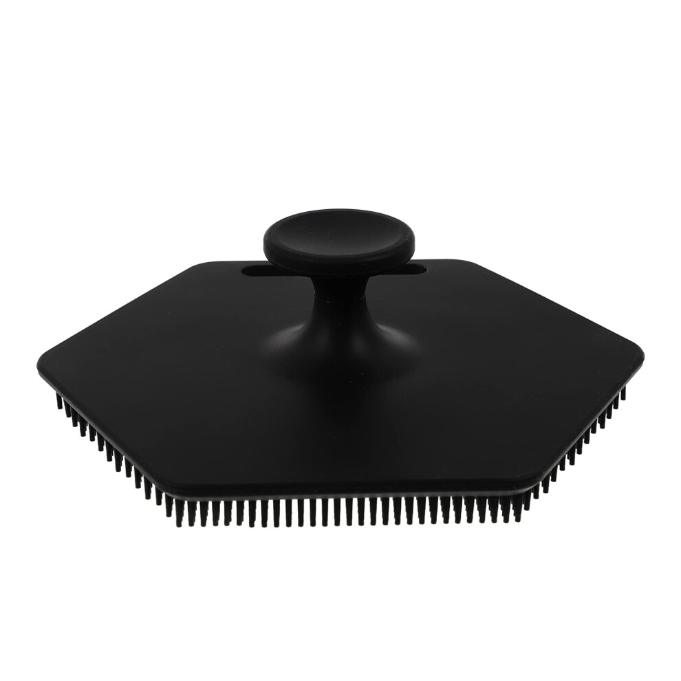 Silicone Bath Brush Body and Scalp Scrubber for Gentle Exfoliation and Daily Shower Cleansing