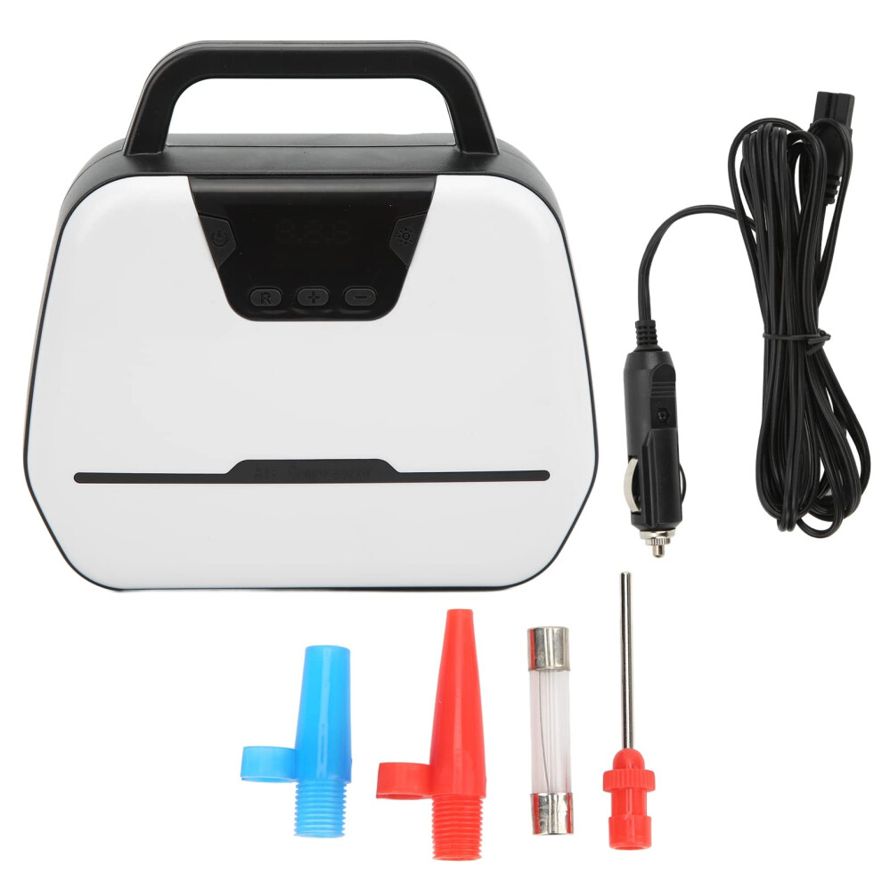 12V Portable Tire Inflator Digital Air Compressor With Led For Cars Suvs Bikes Balls Light 9099447219060
