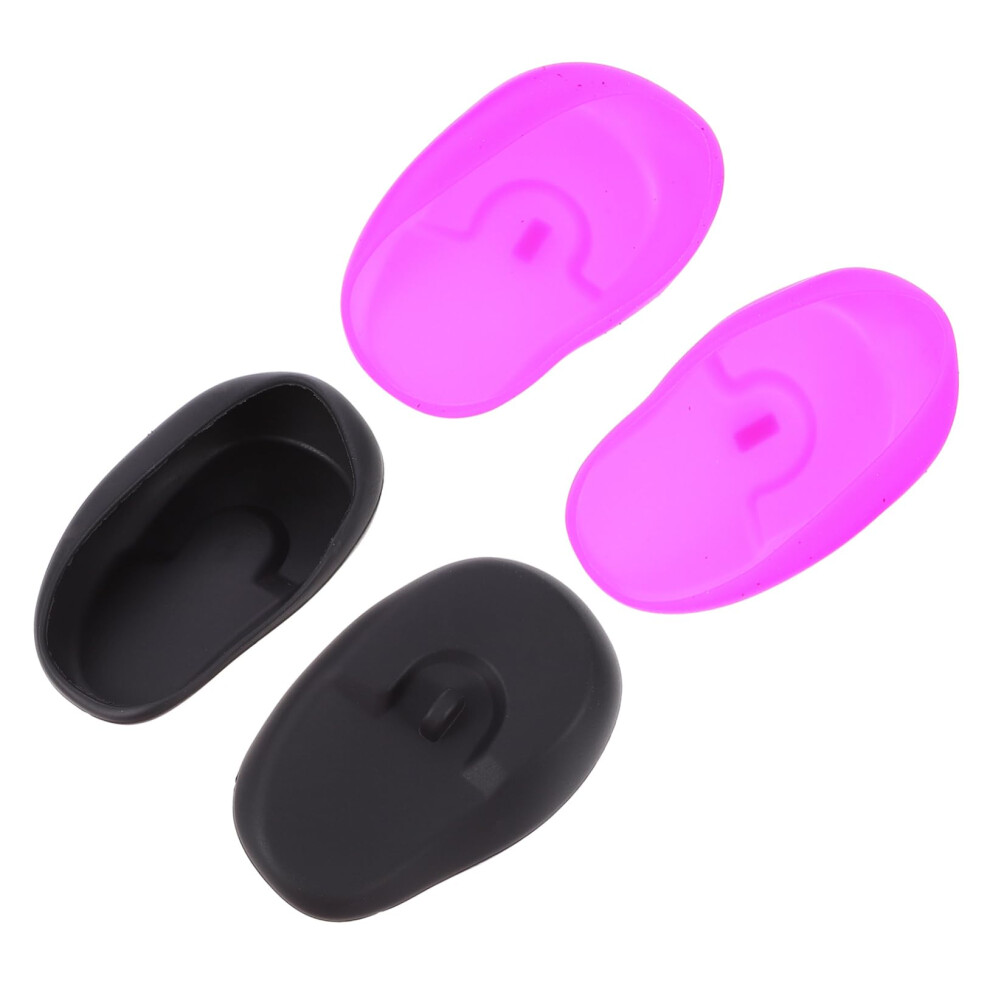 Hair Dye Ear Covers Silicone Ear Protectors Reusable Heat Resistant Easy Clean for Salon Use